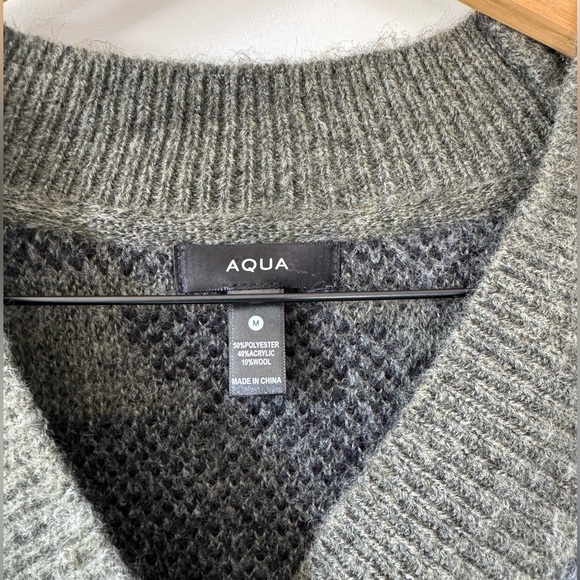 AQUA* Waist Crop Sweater - Picture 3 of 4